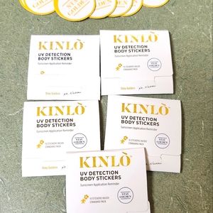 5 Sets of KINLO UV Detection "Stay Golden" Body Stickers 10ct